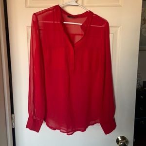 A.n.a red blouse. Size medium!